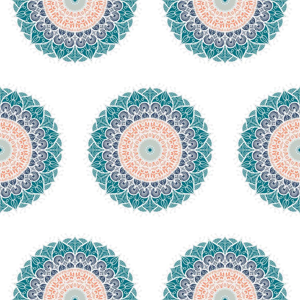 Mandala Seamless Pattern vector