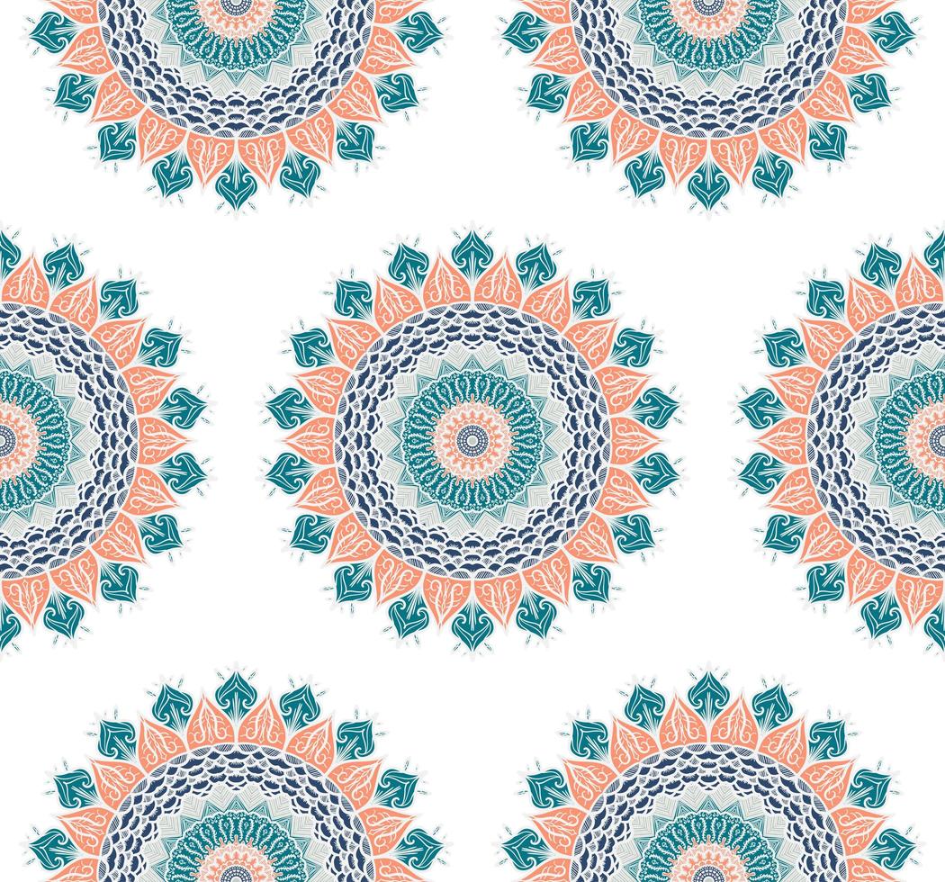 Mandala Seamless Pattern vector