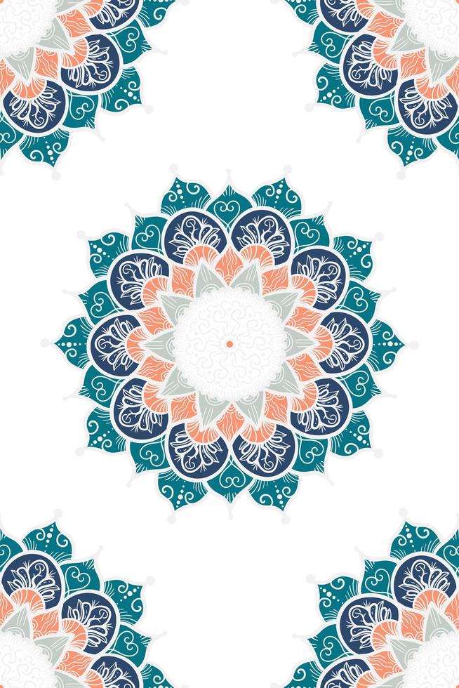 Mandala Seamless Pattern vector