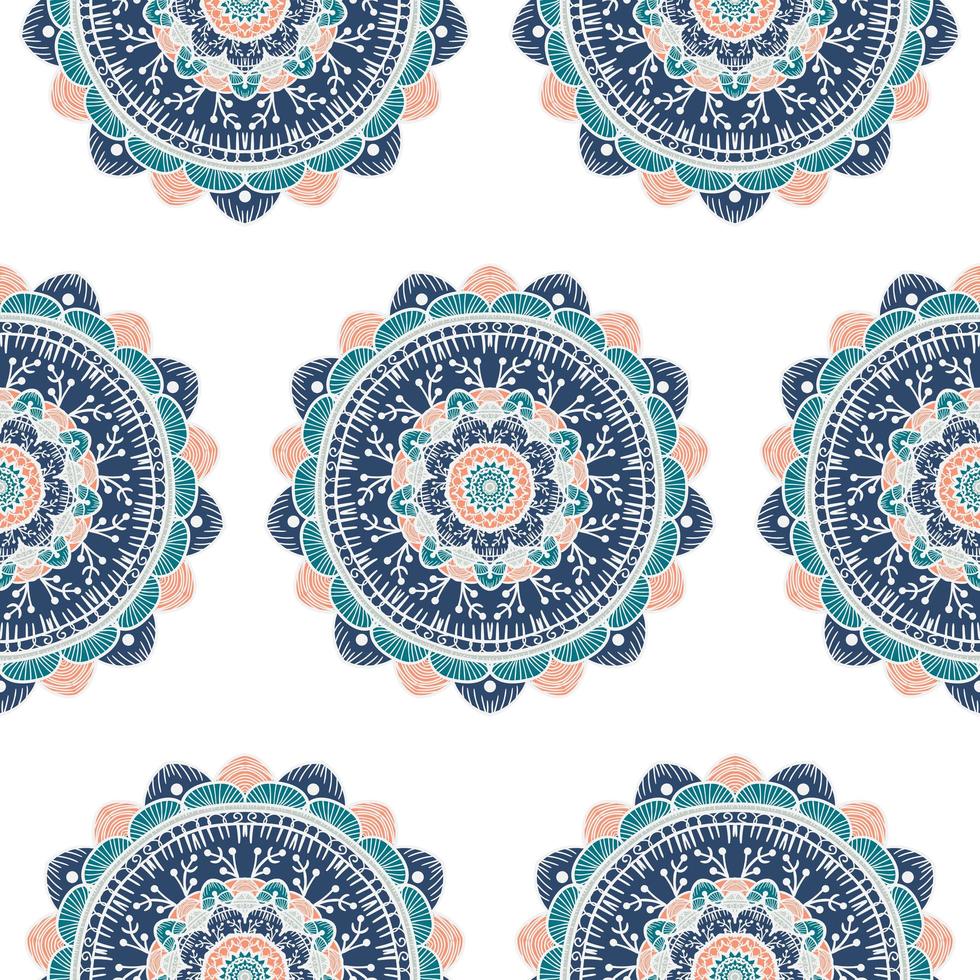 Mandala Seamless Pattern vector