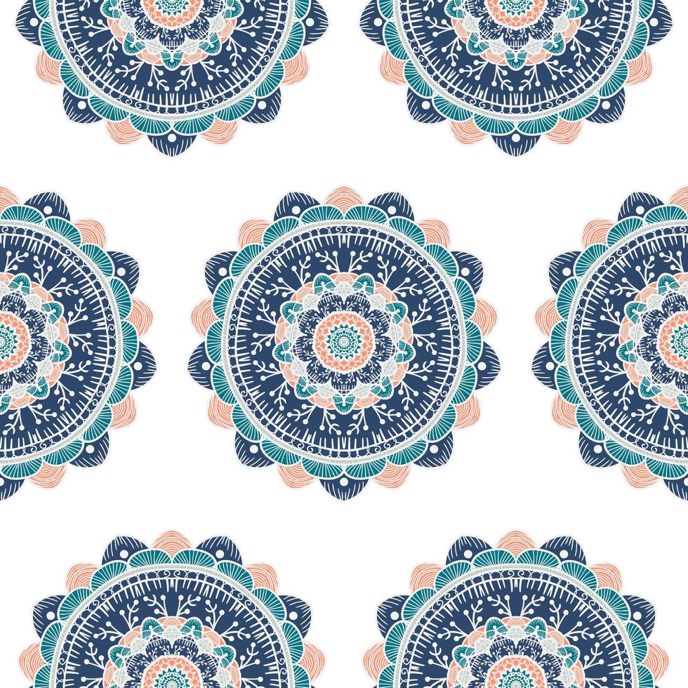 Mandala Seamless Pattern vector