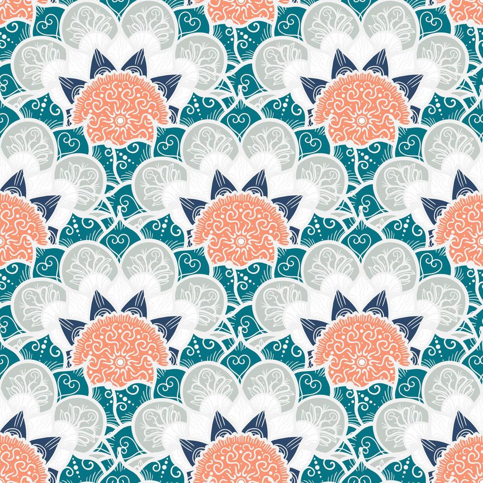 Mandala Seamless Pattern vector