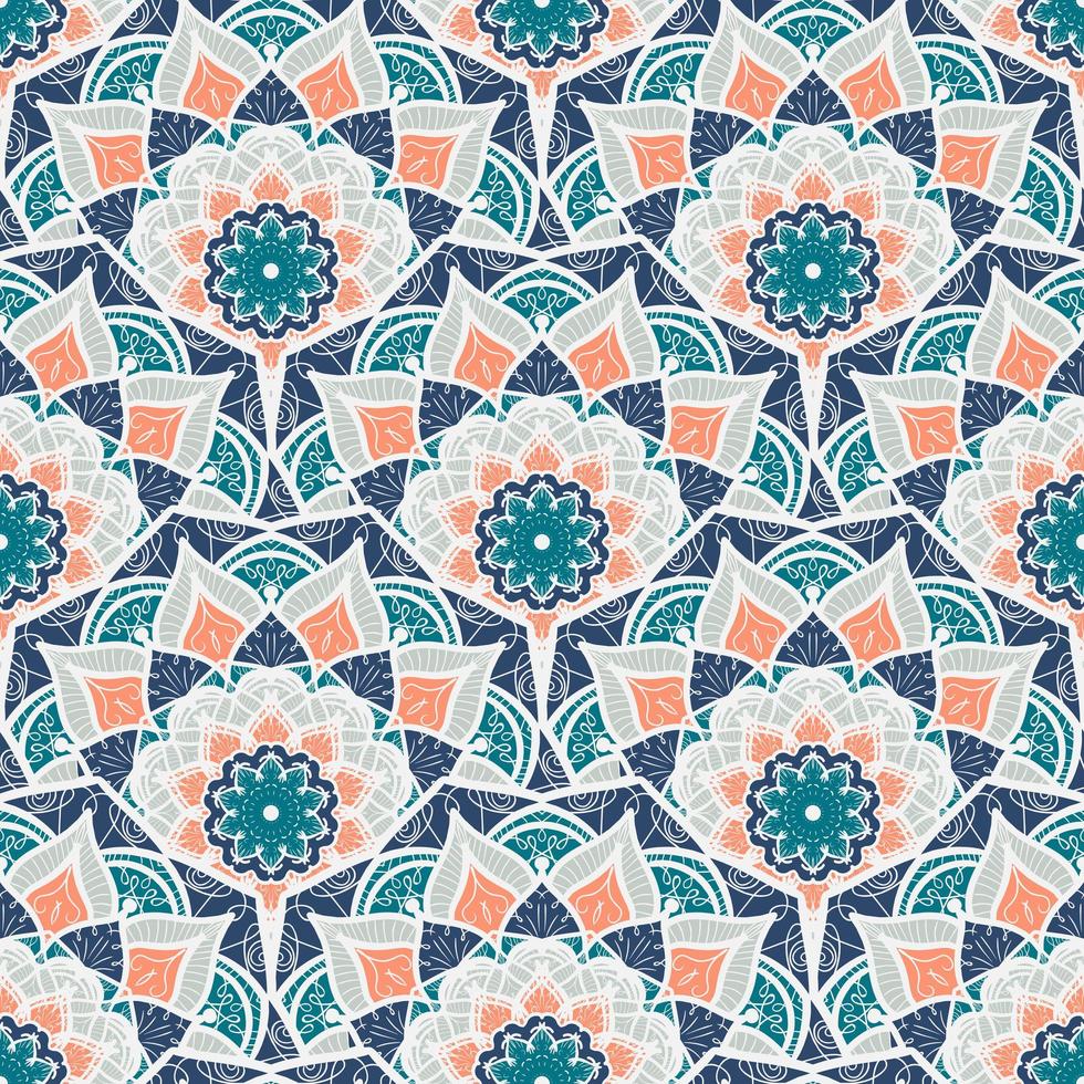 Mandala Seamless Pattern vector