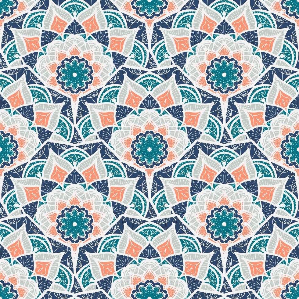 Mandala Seamless Pattern vector