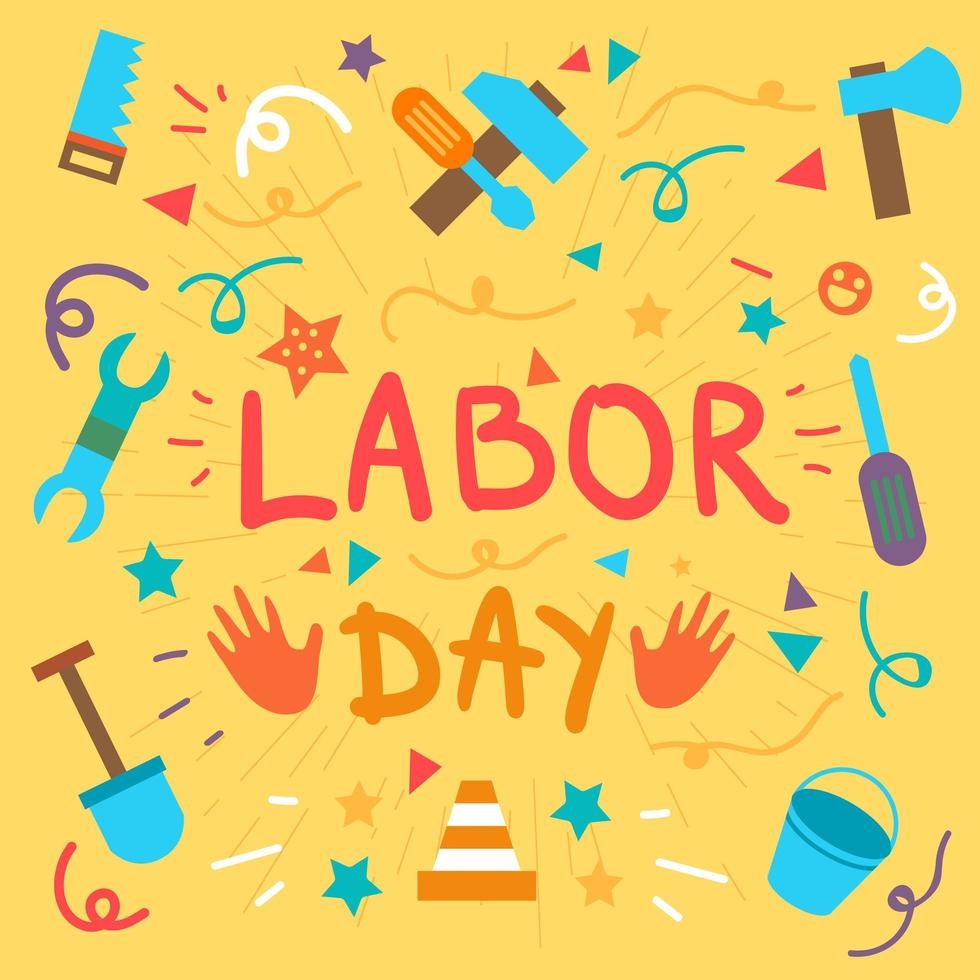 Labor Day. 1 May vector