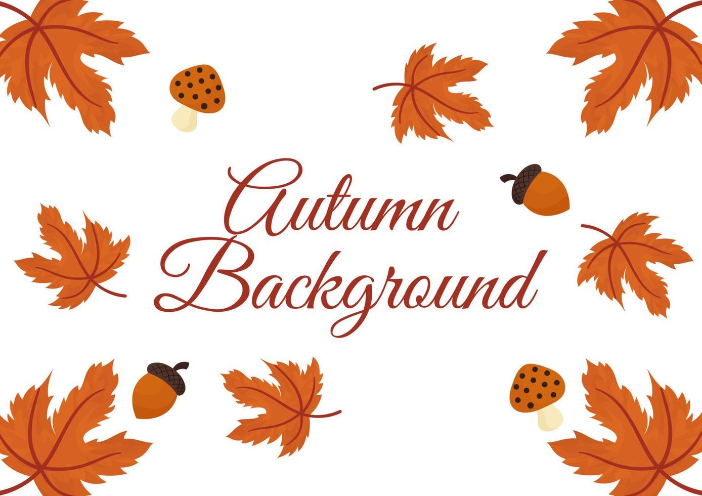 background with autumn theme 6 vector