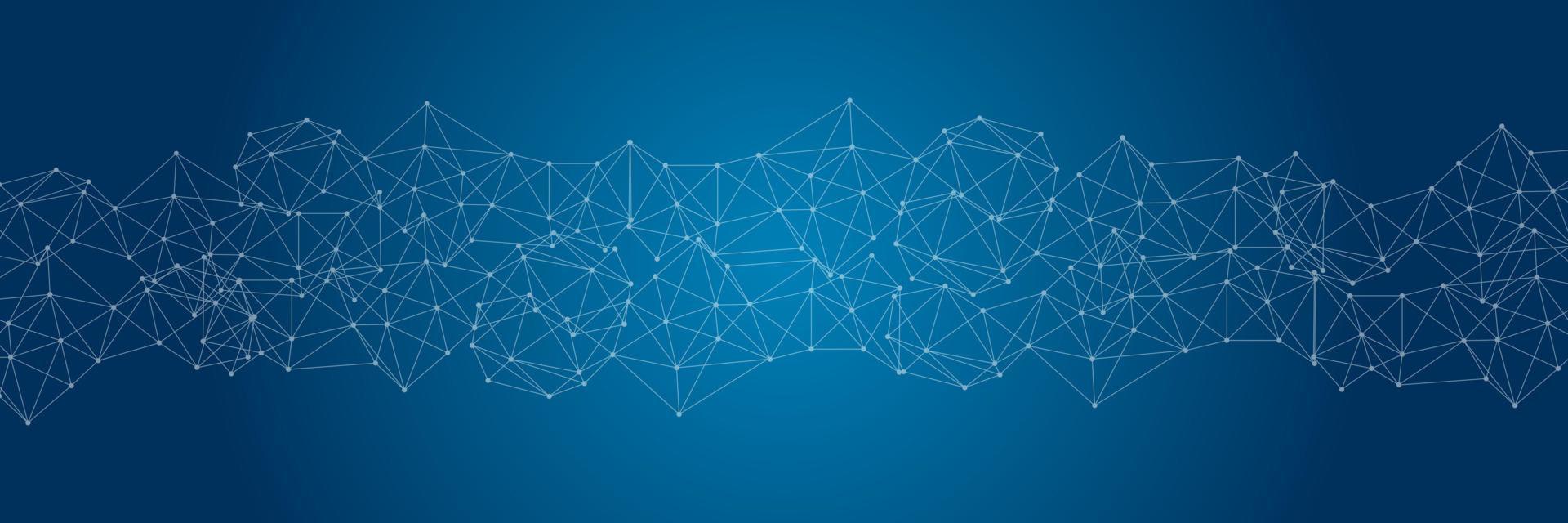 Blue social network template background. Vector. vector