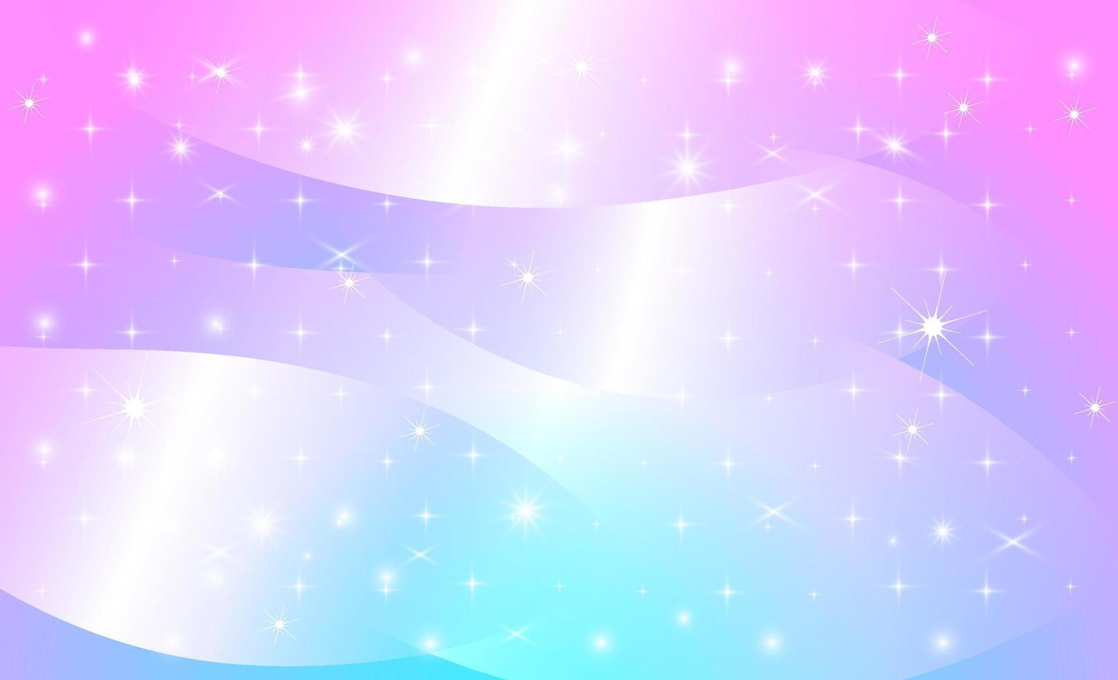 Colored mermaid scales, fish scales. Fantasy background in sparkling stars for design. Vector illustration.