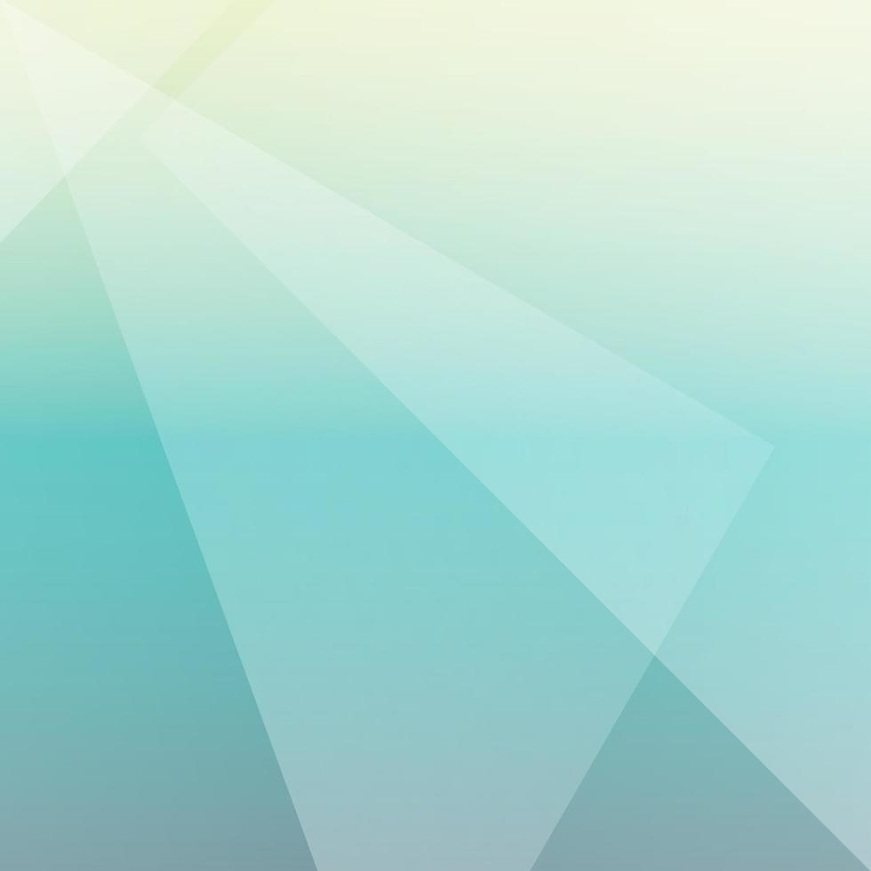 Abstract geometric triangle overlay minimalist style on green color background. vector