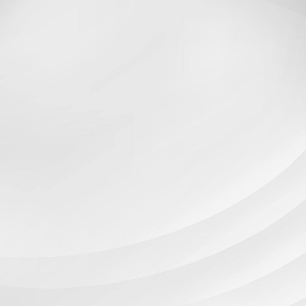 Abstract striped curve lines smooth gray and white color background texture with copy space. vector