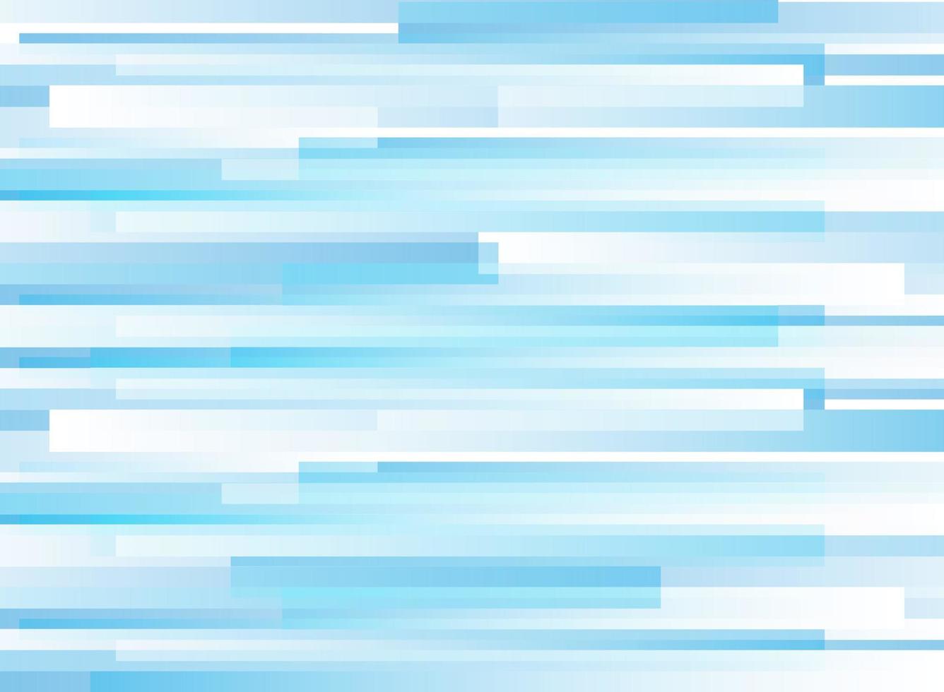 Abstract horizontal pattern light blue geometric overlap on white background. vector