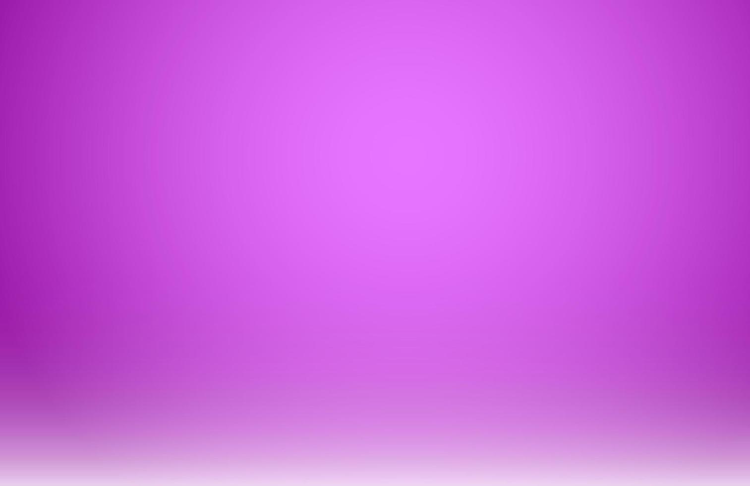 Abstract blurred purple gradient with lighting background. studio room. vector