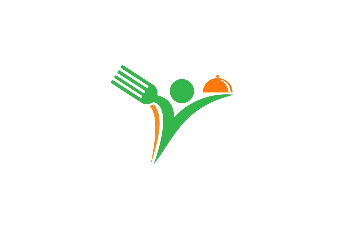 vector de diseño de plantilla de logotipo de comida, ilustración de icono