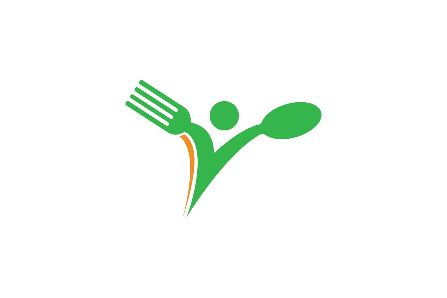 vector de diseño de plantilla de logotipo de comida, ilustración de icono