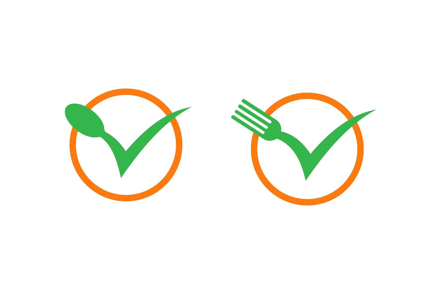 Food logo template design vector , icon illustration