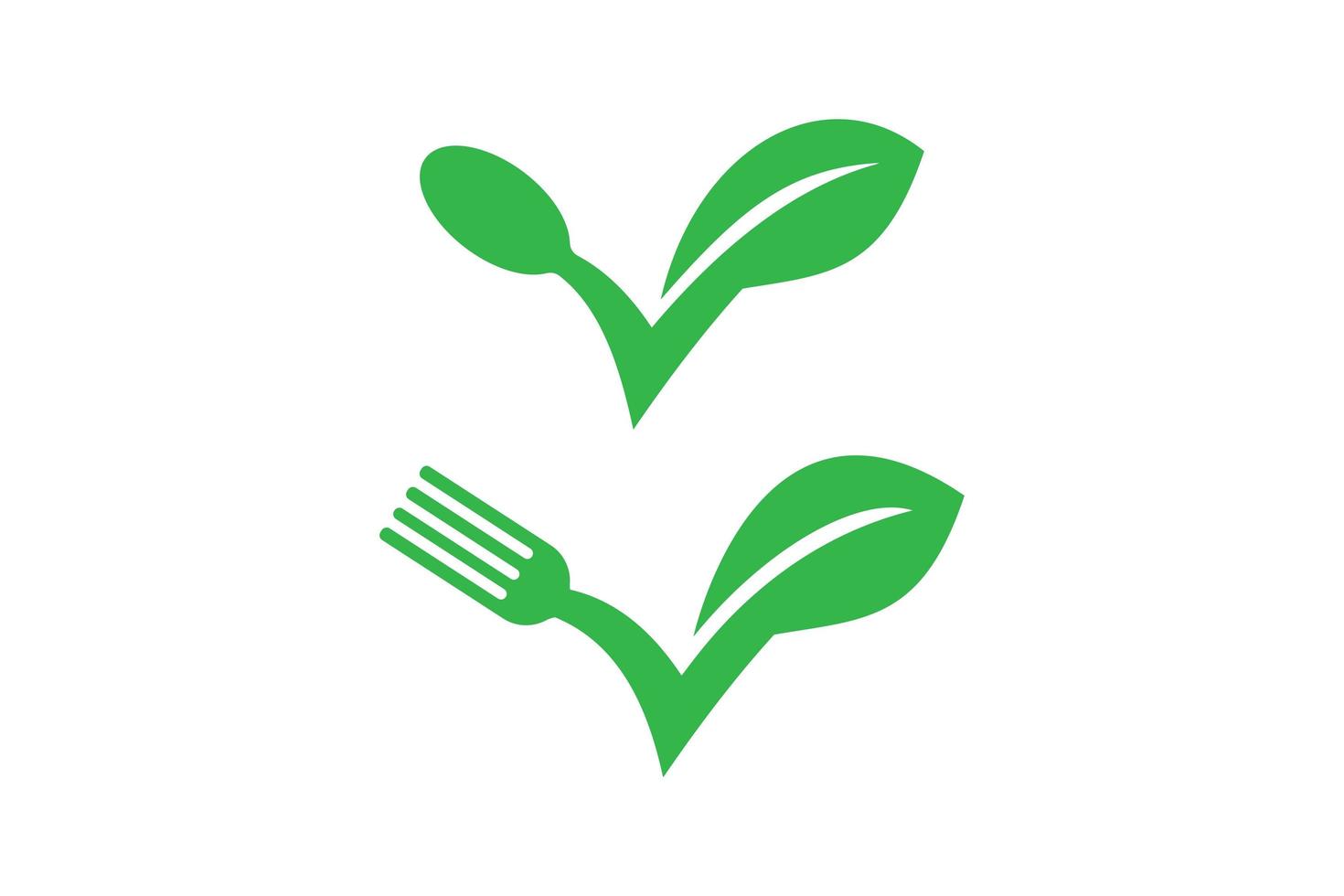 Food logo template design vector , icon illustration.