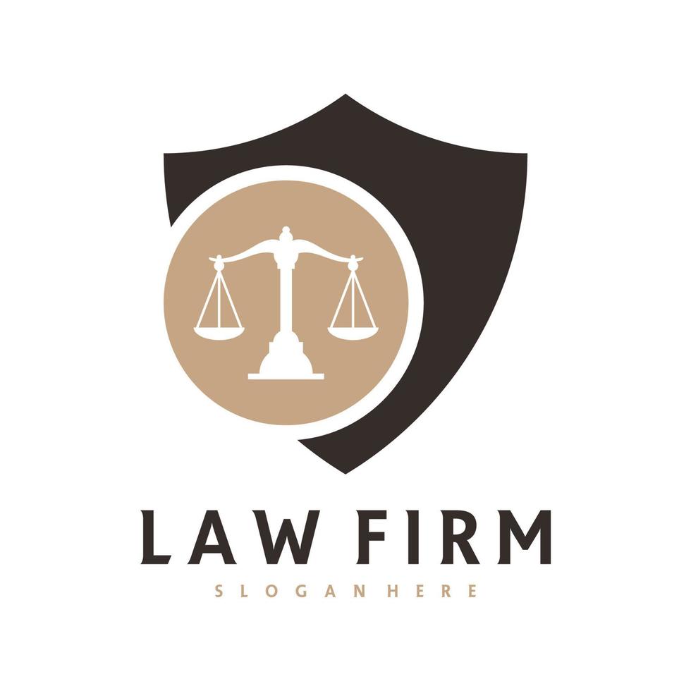 Shield Justice logo vector template, Creative Law Firm logo design concepts