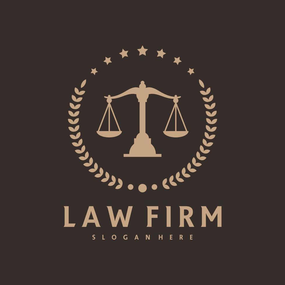 Justice logo vector template, Creative Law Firm logo design concepts