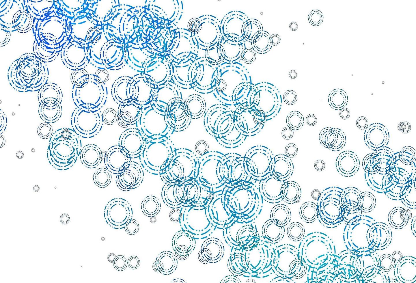 Light Blue, Green vector pattern with spheres.