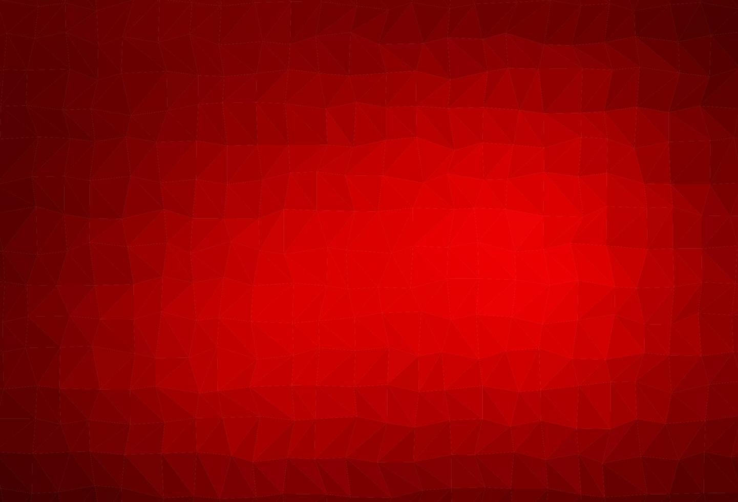 Light Red vector shining triangular pattern.