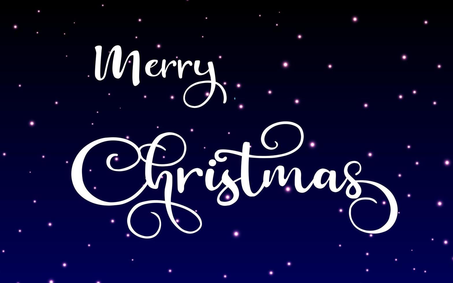 Merry Christmas Typography on beautiful abstract background, Merry Christmas text on festive banner background. vector