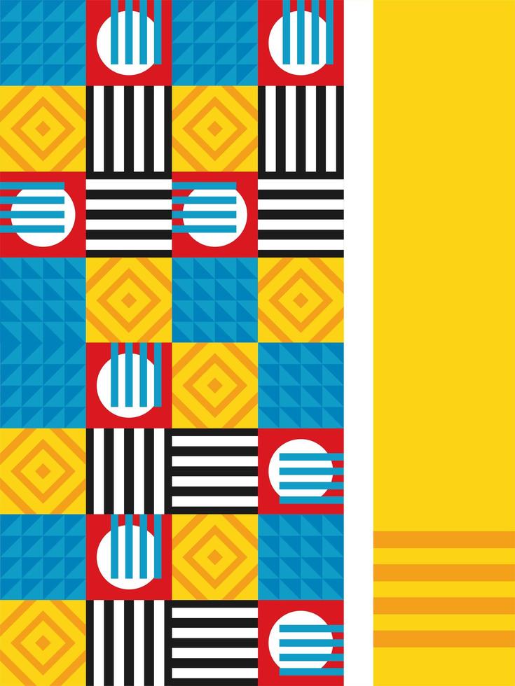 minimalist geometric abstract background vector