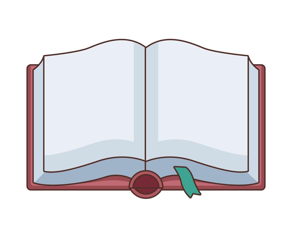 text book open vector