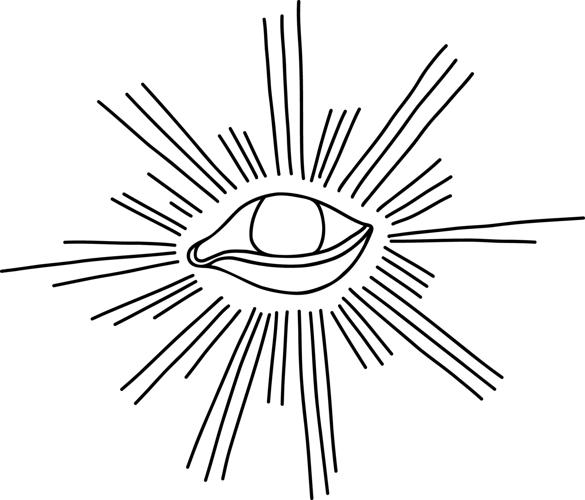 Eye in the Sky. Vector illustration 4314315 Vector Art at Vecteezy