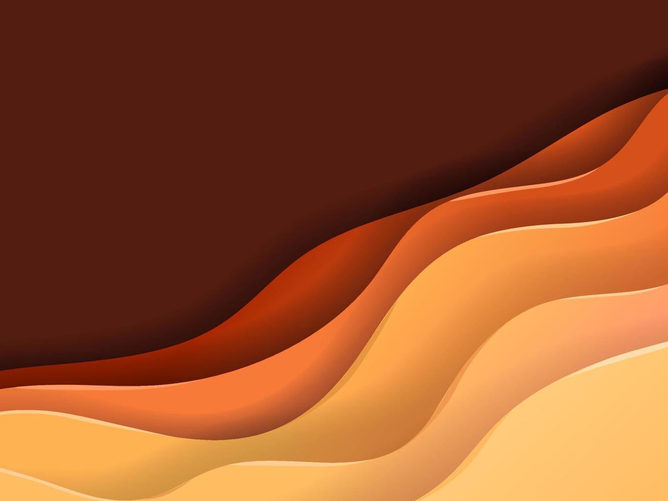 Abstract vector background of color layers