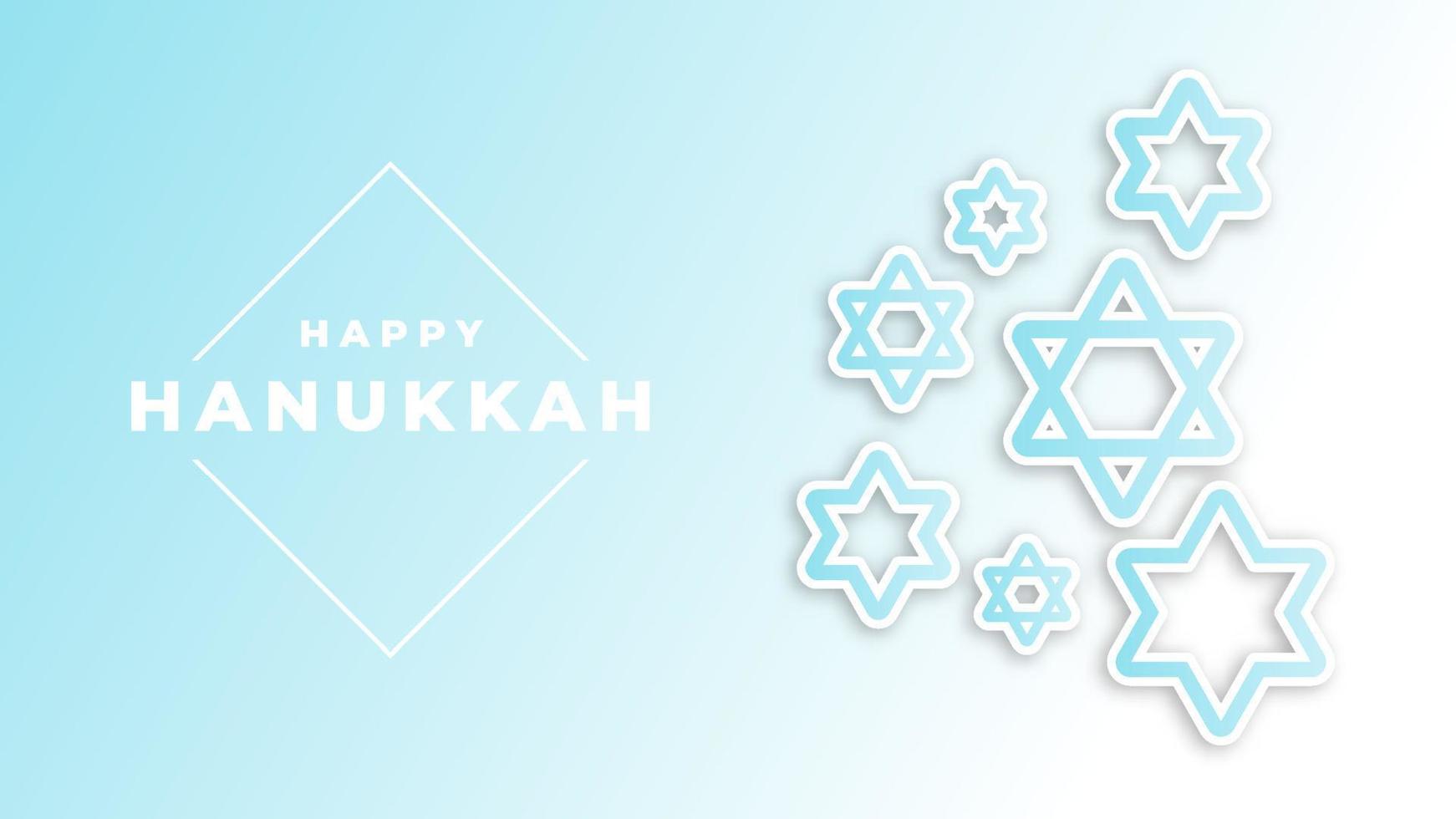 Happy Hanukkah Day Background Design vector