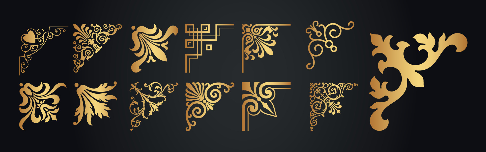 Corner Ornament Vector Art, Icons, and Graphics for Free Download