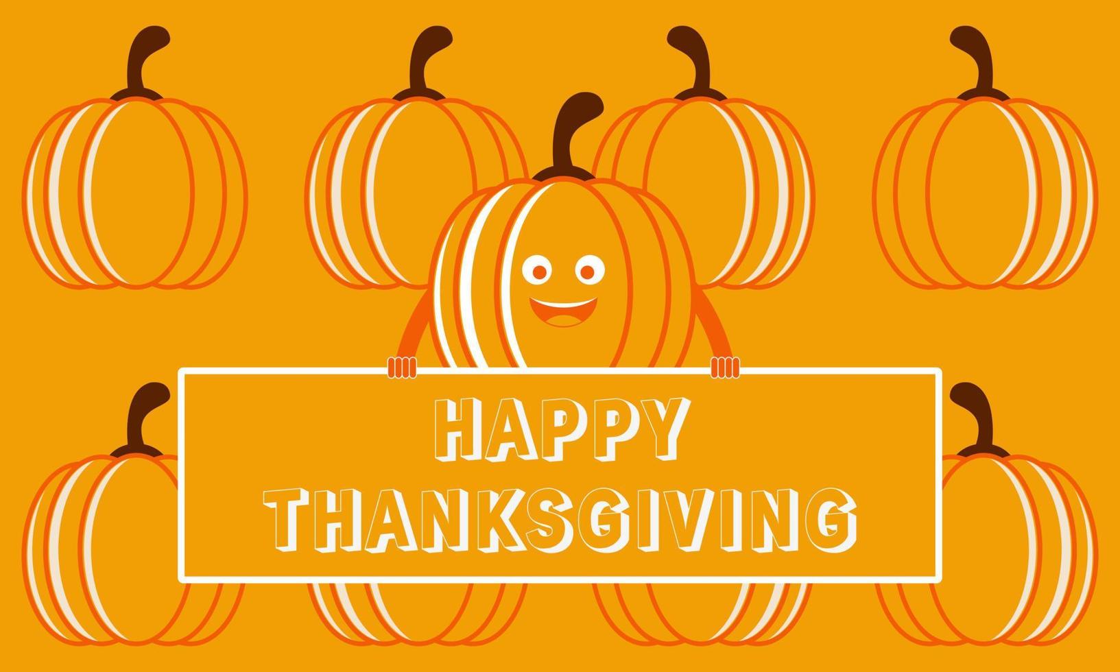 Happy thanksgiving banner leaf autumn vector