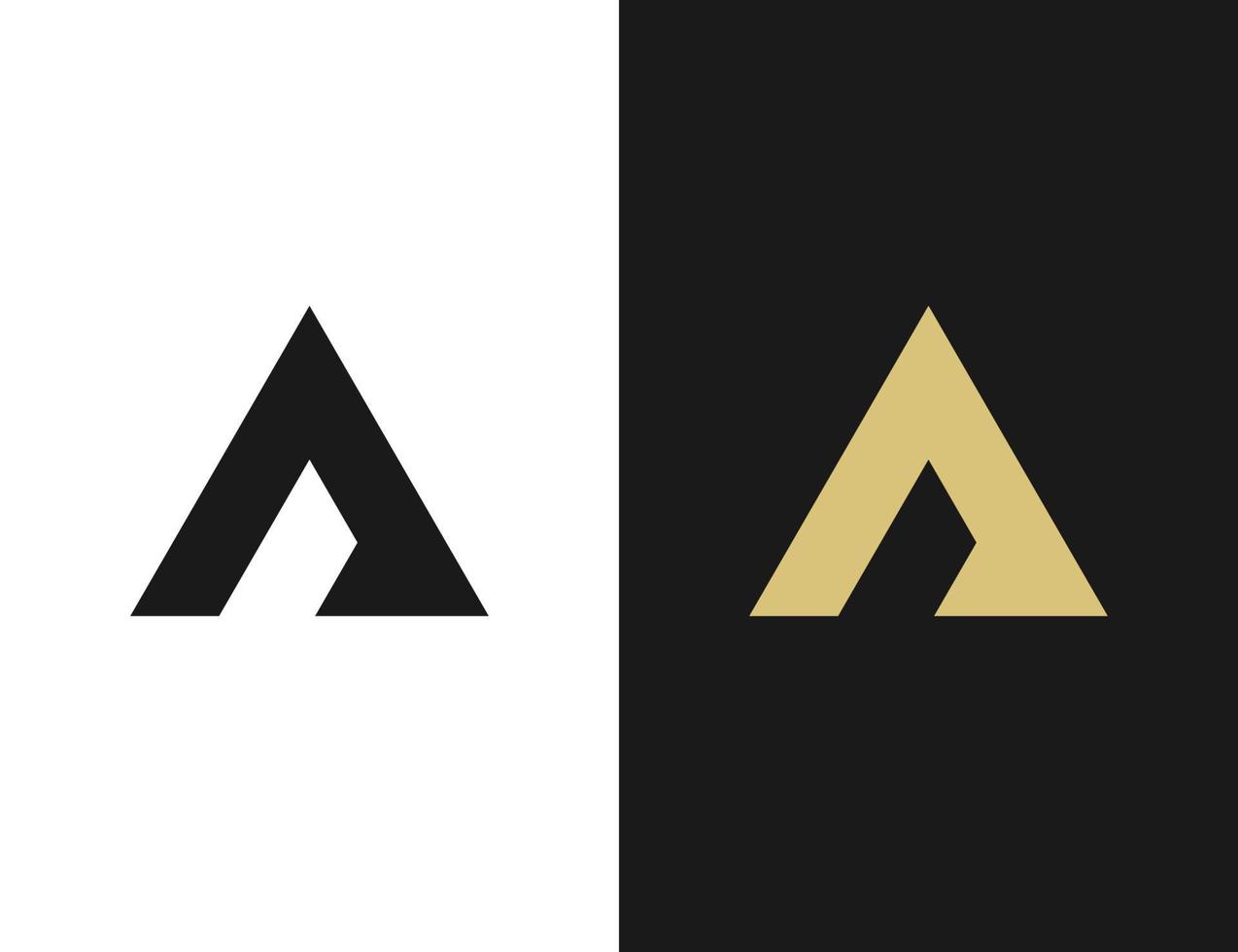 inicial un concepto de diseño de logotipo de letra vector