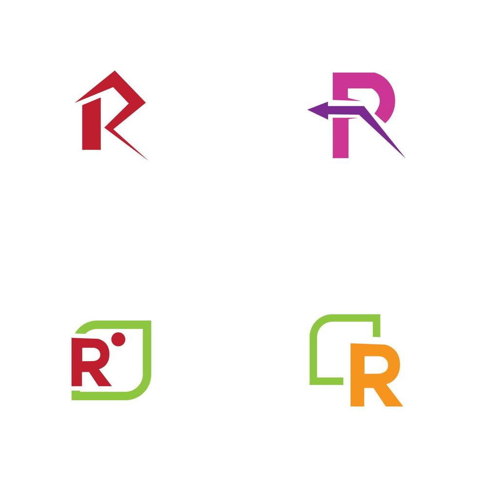 Letter R Logo Template vector icon design