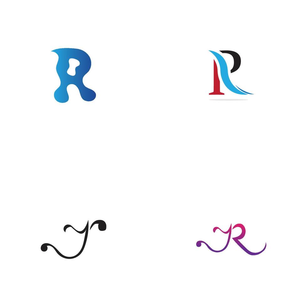 Letter R Logo Template vector icon design