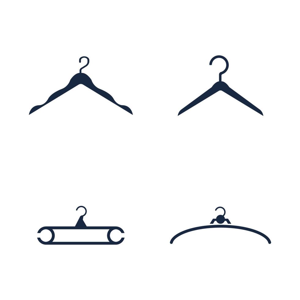 Hanger cloth icon flat design concept vector template