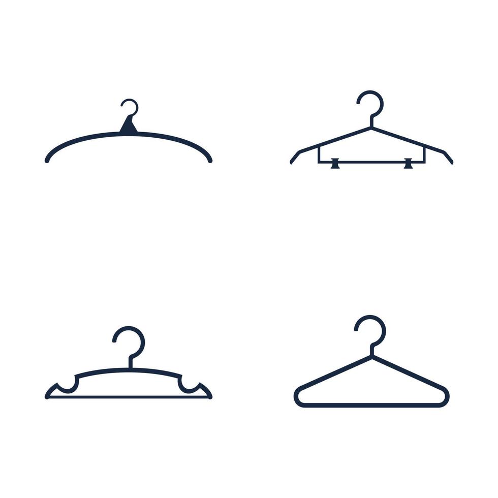 Hanger cloth icon flat design concept vector template