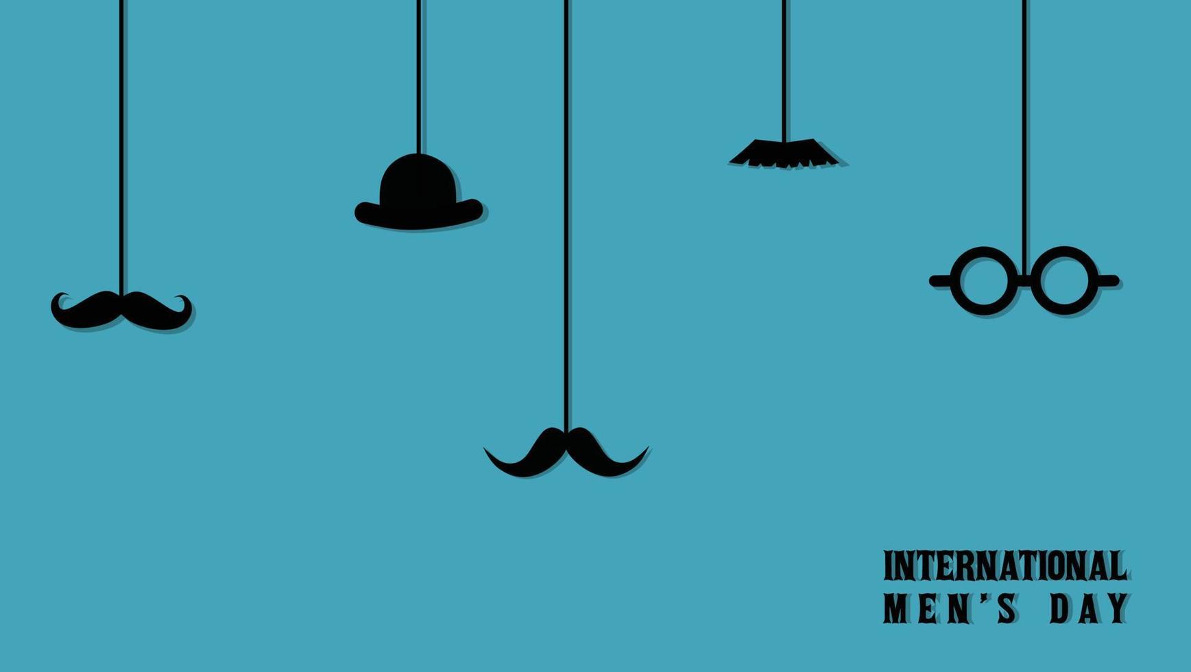 Illustration vector graphic of international men's day