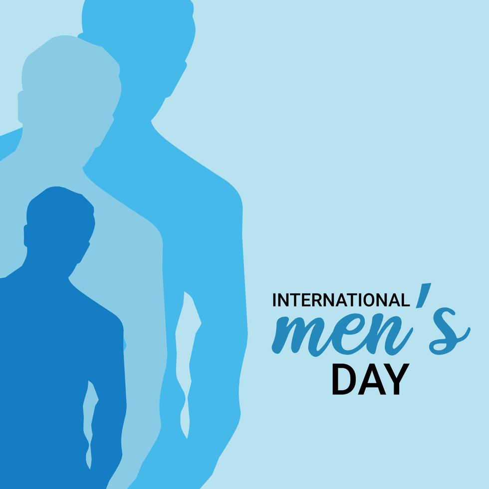 Vector international men's day