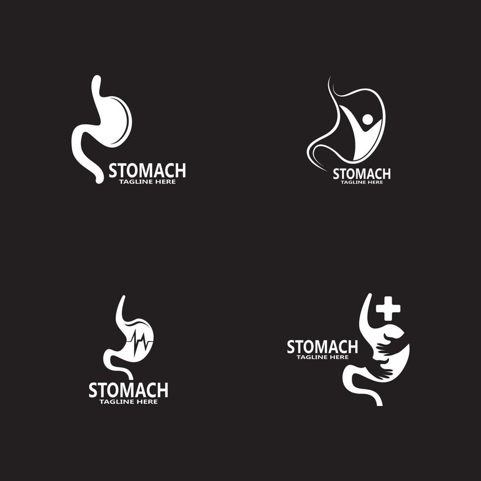 Stomach icon and symbol vector illustration