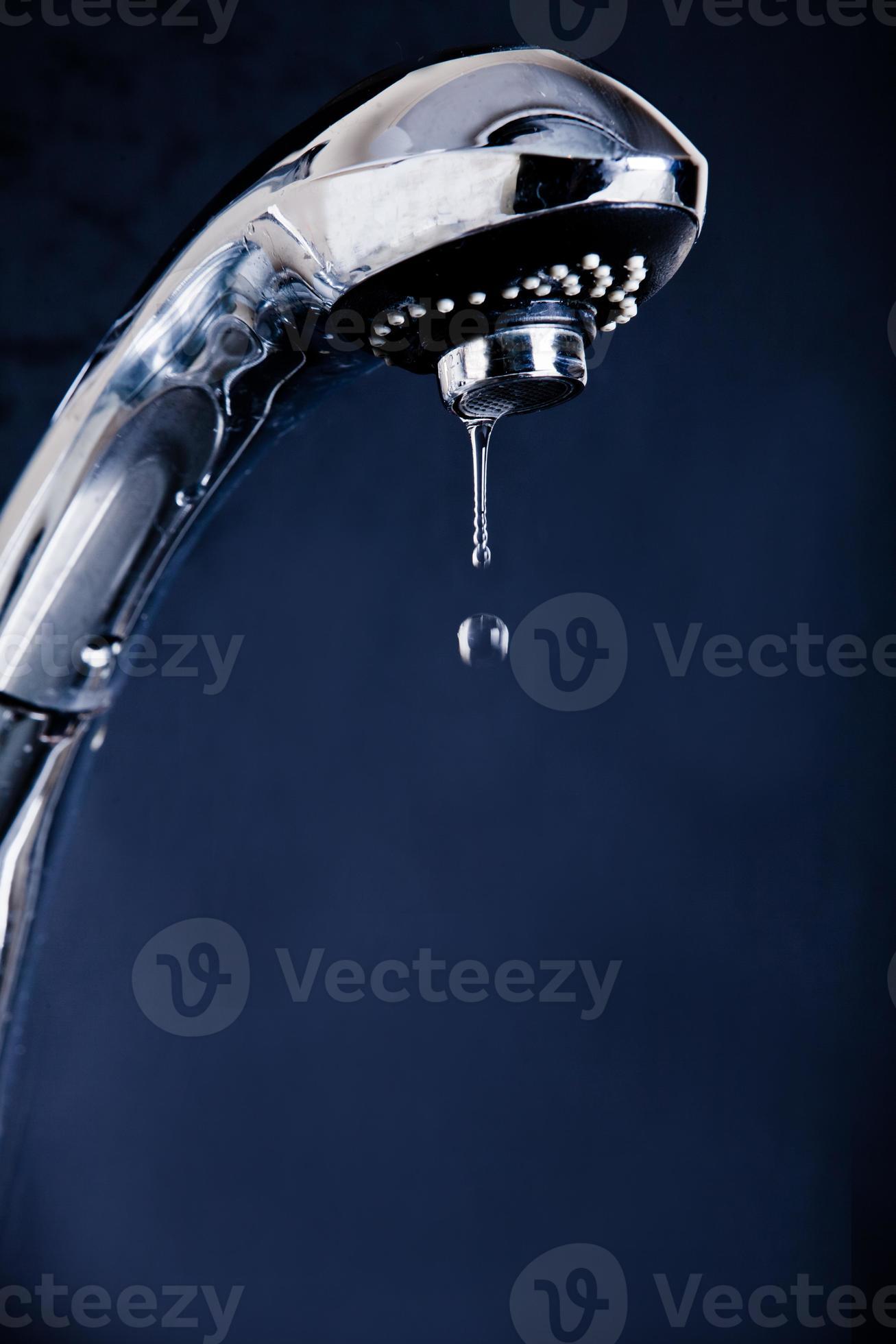 Broken kitchen sink closeup on black background 4316892 Stock Photo at Vecteezy