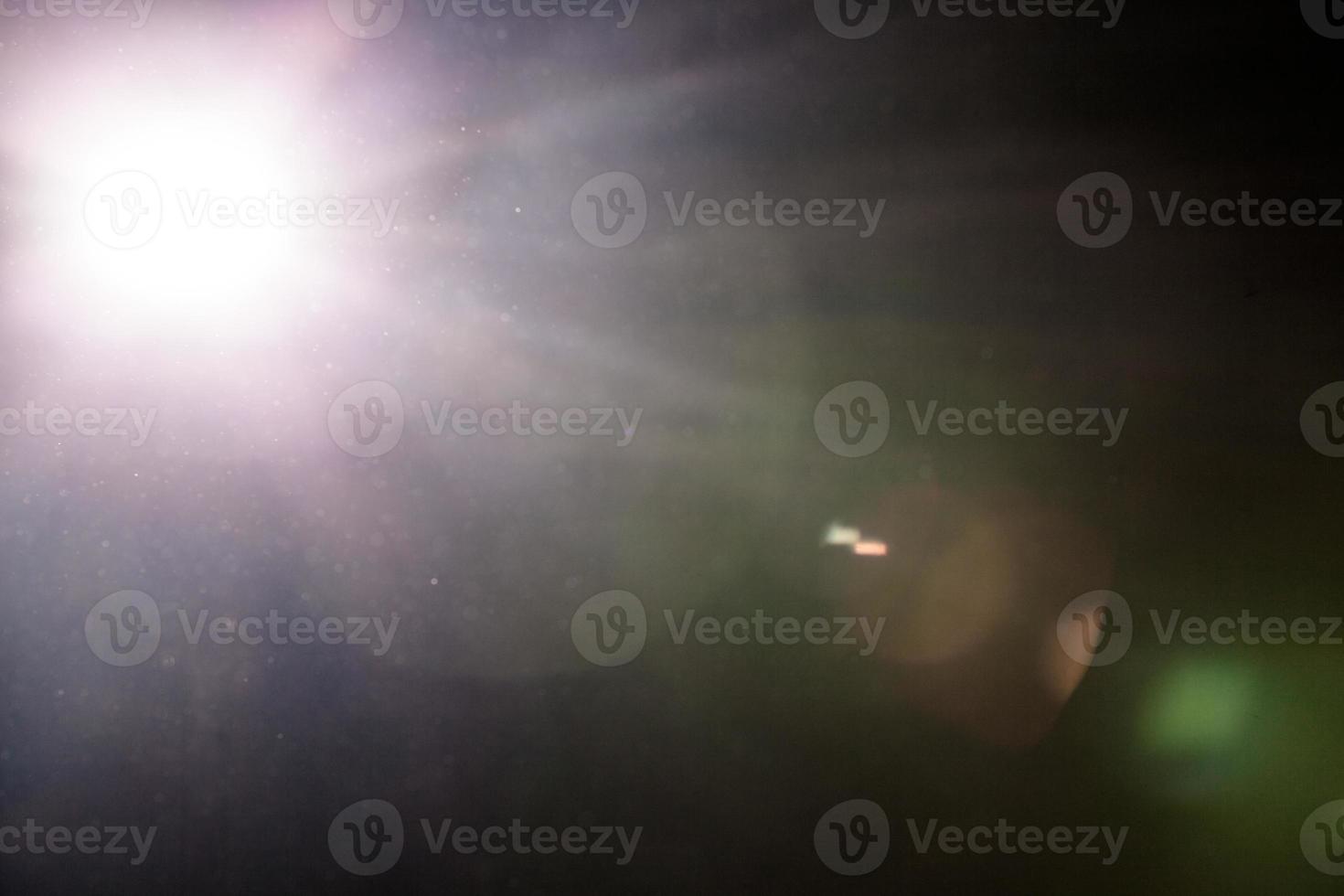 Real Lens Flare and Dusty Atmosphere photo