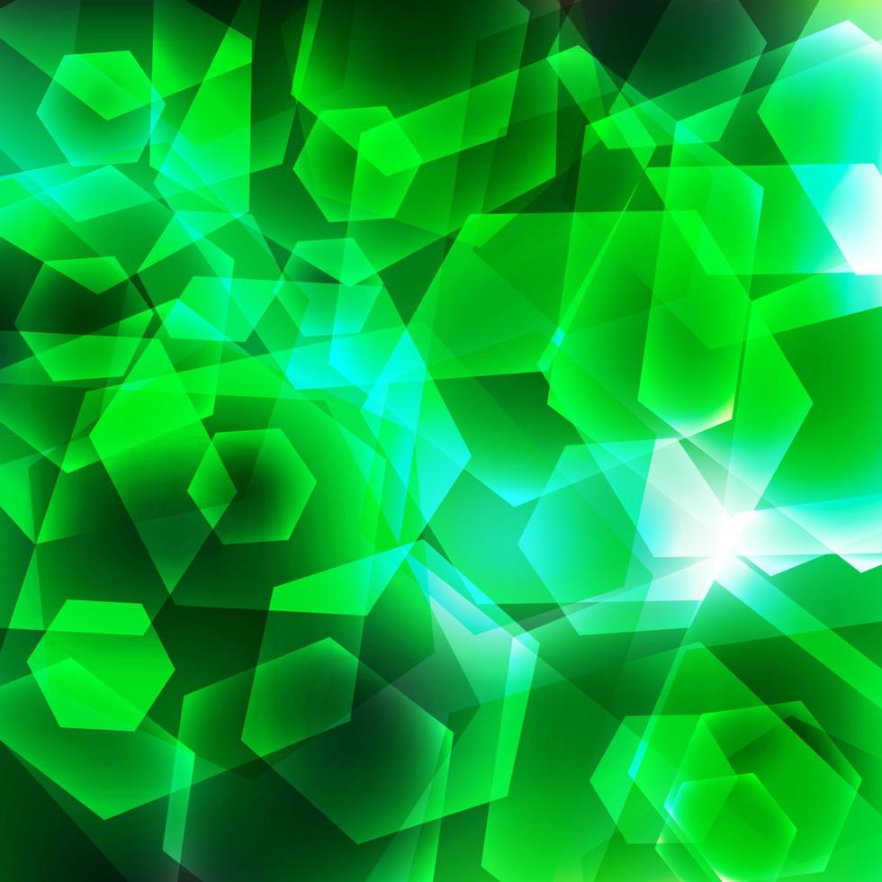 Green geometric background vector