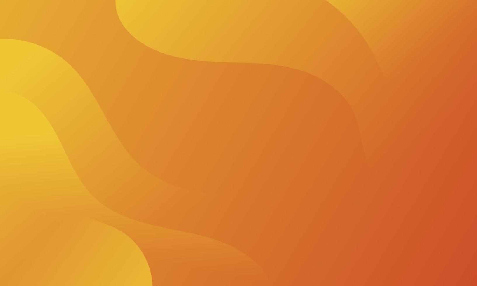 Abstract Orange Fluid Wave Background vector