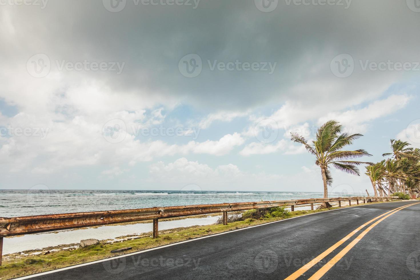 camino de la isla de san andrés foto