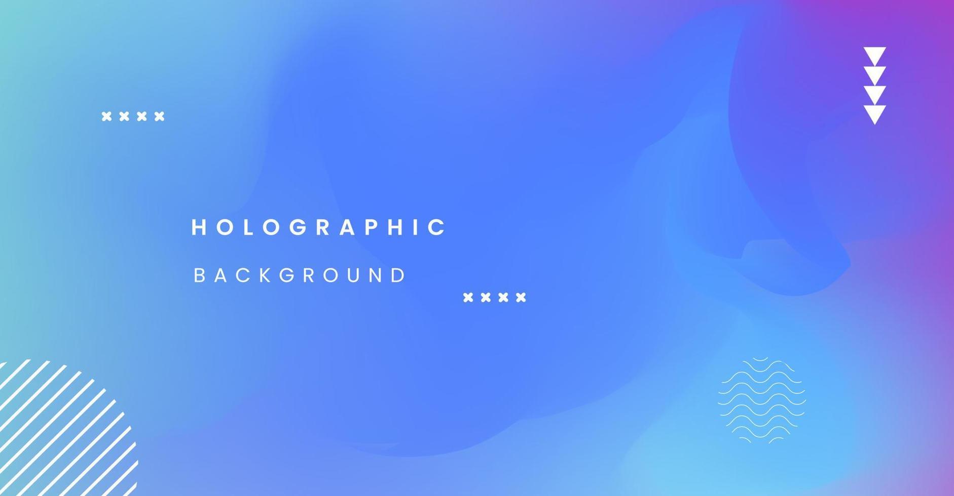 Abstract Blurred Holographic Background vector