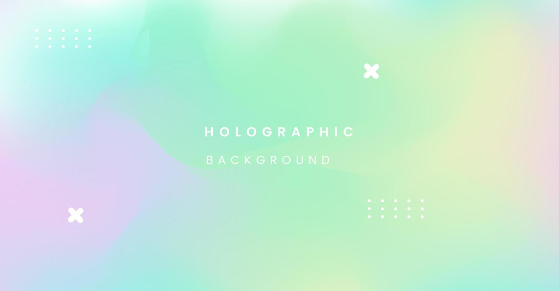 Abstract Blurred Holographic Background vector