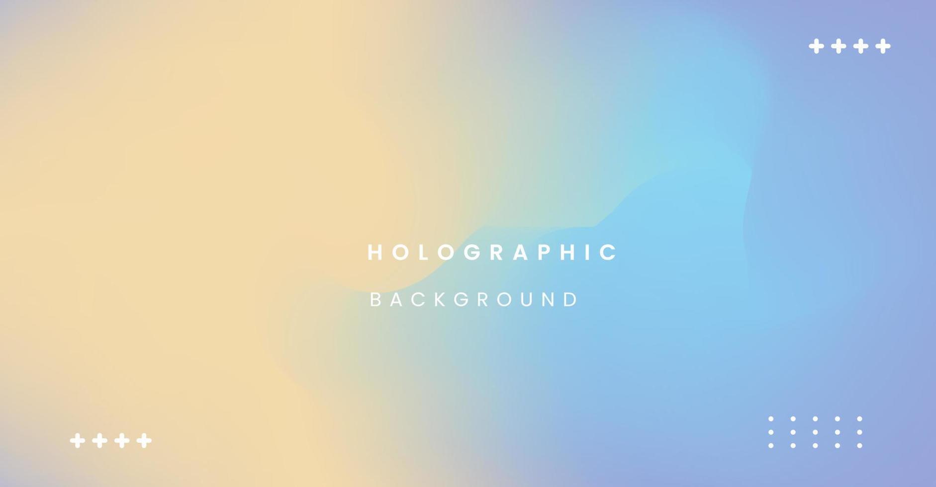 Abstract Blurred Holographic Background vector