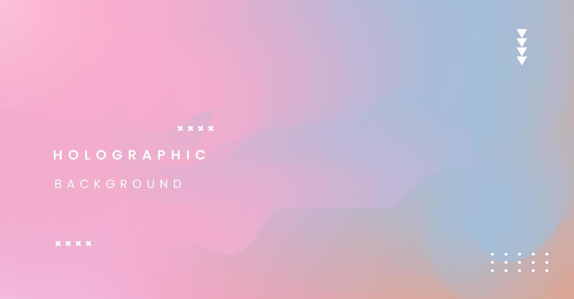 Abstract Blurred Holographic Background vector