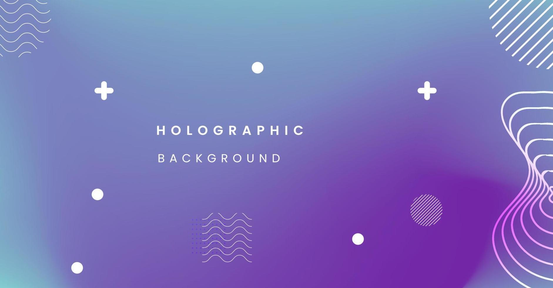 Abstract Blurred Holographic Background vector